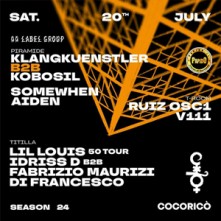 Klangkuenstler b2b Kobosil Sabato 20 Luglio 2024 Cocoricò