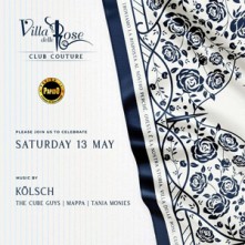 Dj Kölsch Sabato 13 Maggio 2023 Villa delle Rose