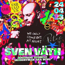 Sven Väth @ Peter Pan Club Lunedi 24 Aprile 2023