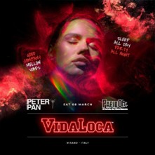 Vidaloca Peter Pan Sabato 8 Marzo 2025