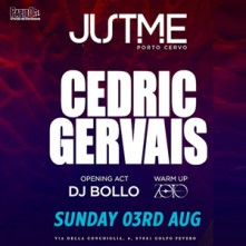 Domenica 3 Agosto 2025 Dj Cedriac Gervais Just Cavalli Porto Cervo