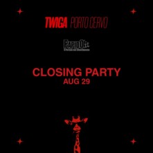 Closing Party Sabato 29 Agosto 2026 Twiga Porto Cervo