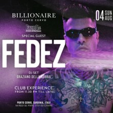 Domenica 4 Agosto 2024 Fedez Billionaire Porto Cervo