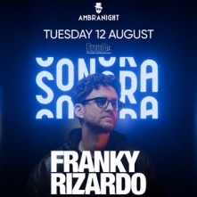Martedi 12 Agosto 2025 Franky Rizardo Ambra Night San Teodoro