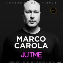 Marco Carola Just Me Sabato 29 Luglio 2023