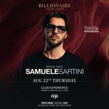 Giovedi 22 Agosto 2024 Samuele Sartini Billionaire Porto Cervo