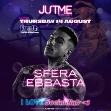 Giovedi 14 Agosto 2025 Sfera Ebbasta Just Cavalli Porto Cervo