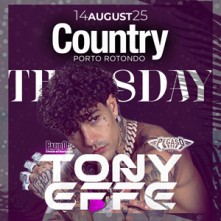 Tony Effe Venerdi 14 Agosto 2025 Country Porto Rotondo