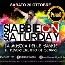 Sabbie on Saturday Sabbie Mobili sabato 20 ottobre 2018