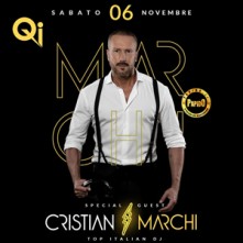 Dj Cristian Marchi Sabato 6 Novembre 2021 @ Qi Clubbing