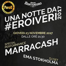 Marracash & Ema Stokholma Giovedi 23 Novembre 2017 @ Area Club