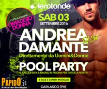 Sabato 3 Settembre 2016 - Andrea Damante Le Rotonde Garlasco