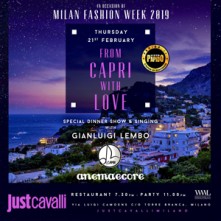 Anema e Core @ Just Cavalli Milano Giovedi 21 Febbraio 2019