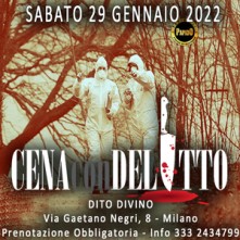 Sabato 29 Gennaio 2022 Cena con Delitto Milano