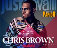 Chris Brown Milano al Just Cavalli Sabato 5 Marzo 2016