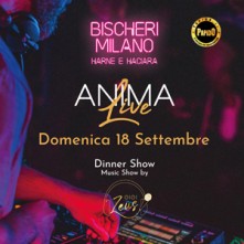 Dinner Show Milano Bischeri Domenica 18 Settembre 2022