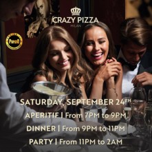 Dinner Show Crazy Pizza Milano Sabato 24 Settembre 2022