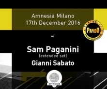 Sam Paganini Biglietti Amnesia Milano