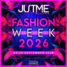 Fashion Week Martedi 22 Settembre 2026 Justme Milano