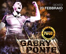Giovedi 23 Febbraio 2017 - Gabry Ponte Noir Club Lissone