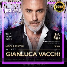 Gianluca Vacchi sabato 28 settembre 2019 @ Just Cavalli