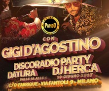 Gigi D’Agostino, Datura, Discoradio Party @ Fabrique Milano
