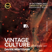 Vintage Culture Milano Halloween Lunedi 31 Ottobre 2022 Amnesia