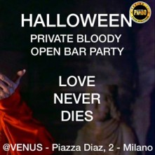 Halloween 2018 Open Bar Venus Milano