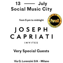 Sabato 13 Luglio 2019 Joseph Capriati Social Music City Milano