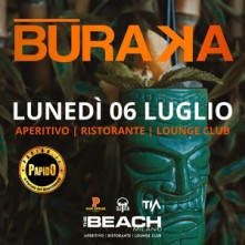 Buraka The Beach Lunedi 6 Luglio 2020