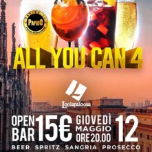 Open Wine - Open Spritz - Open Beer - Open Sangria @ Loolapaloosa Giovedi 12 Maggio 2022