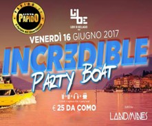 Festa in Barca in lista PAPIDO Venerdi Lido di Bellagio Milano