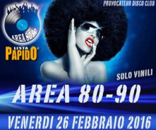 Provocateur Milano Area 80 - 90 Venerdi 26 febbraio 2016