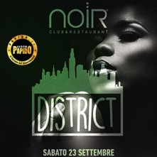District Noir Club Sabato 23 Settembre 2017