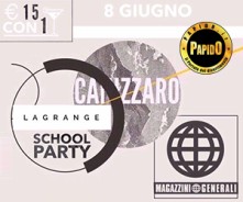 School Party Magazzini Generali Milano Giovedi 8 Giugno