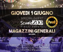 School Party Magazzini Generali Milano Giovedi 1 Giugno
