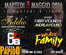 Martedi 3 Maggio 2016 The Club Milano
