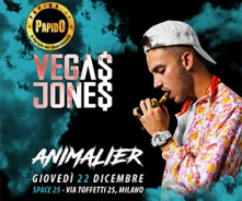 Vegas Jones Animalier Christmas Edition Space 25 Giovedi  22 Dicembre