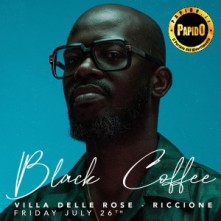 Dj Black Coffee @ Villa delle Rose Riccione Venerdi 26 Luglio 2019