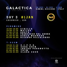 Galactica festival Domenica 1 Gennaio 2023 @ Cocorico