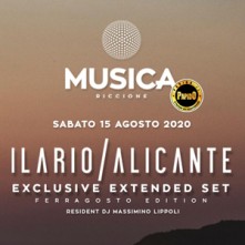 Ilario Alicante Sabato 15 Agosto 2020 @ Musica Riccione