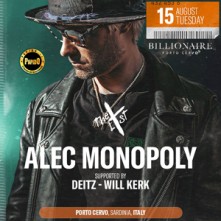 Alec Monopoly Billionaire Martedi 15 Agosto 2023