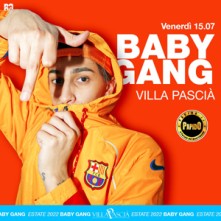 Baby Gang Venerdi 15 Luglio 2022 Villa Pascia
