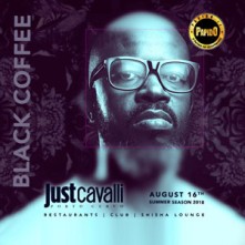 Black Coffee @ Just Cavalli Porto Cervo Giovedi 16 Agosto 2018