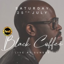 Black Coffee Sabato 25 Luglio 2020 @ Phi Beach Baja Sardinia