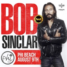 Bob Sinclar Domenica 9 Agosto 2020 @ Phi Beach Baja Sardinia