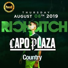 Capo Plaza @ Country Club Porto Rotondo Giovedi 8 Agosto 2019
