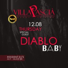Diablo Baby Giovedi 12 Agosto 2021 @ Villa Pascia Olbia
