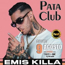 Emis Killa @ Pata Club Agrustos Giovedi 9 Agosto 2018