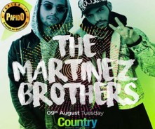 The Martinez Brothers @ Country Club Martedì 9 Agosto 2016 - Info 3332434799